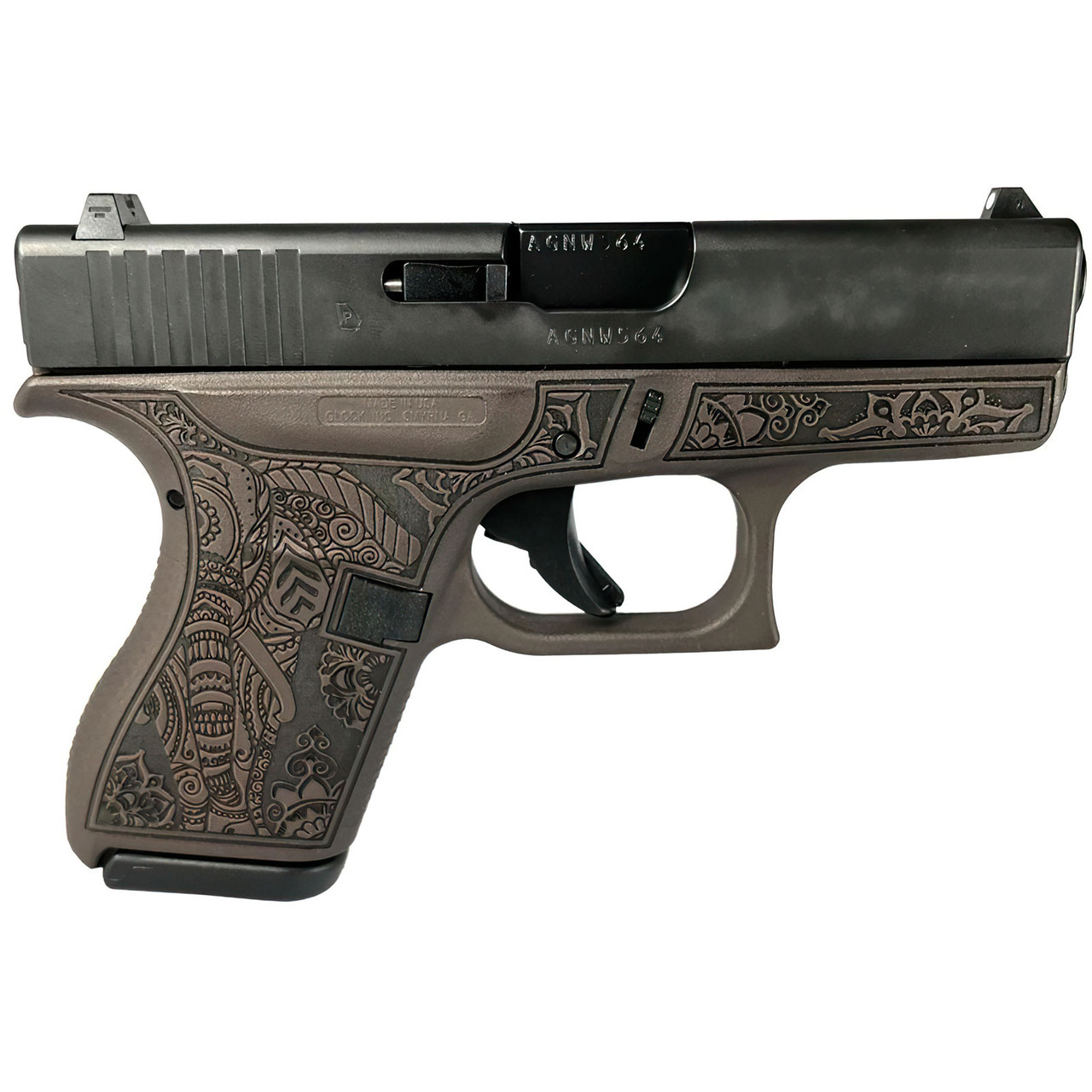 GLOCK 42 380 ACP 6rd Elephant Pistol UI4250201MODELEVTB