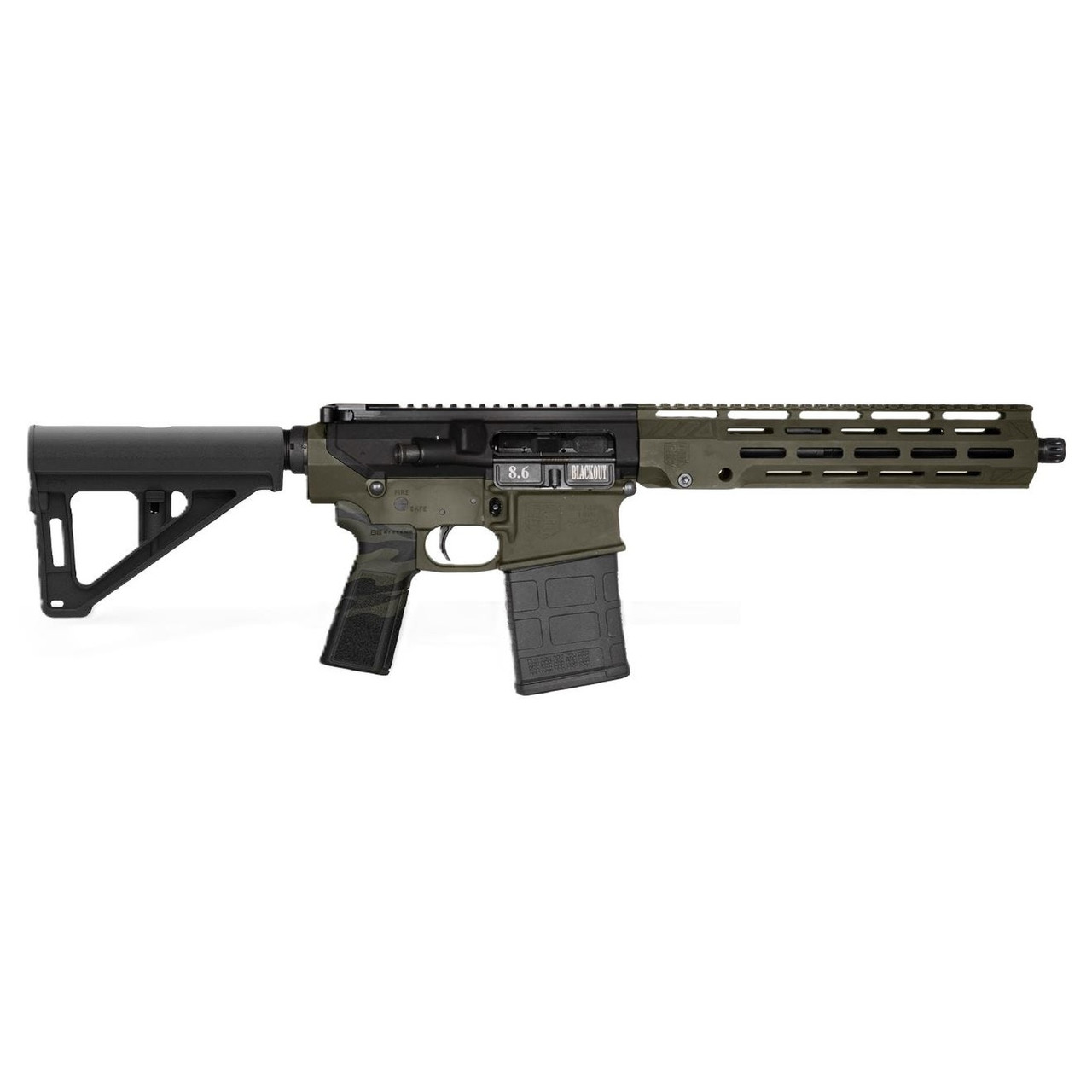 DIAMONDBACK DB10 86 Blackout Semi-Auto Pistol DB1280W281