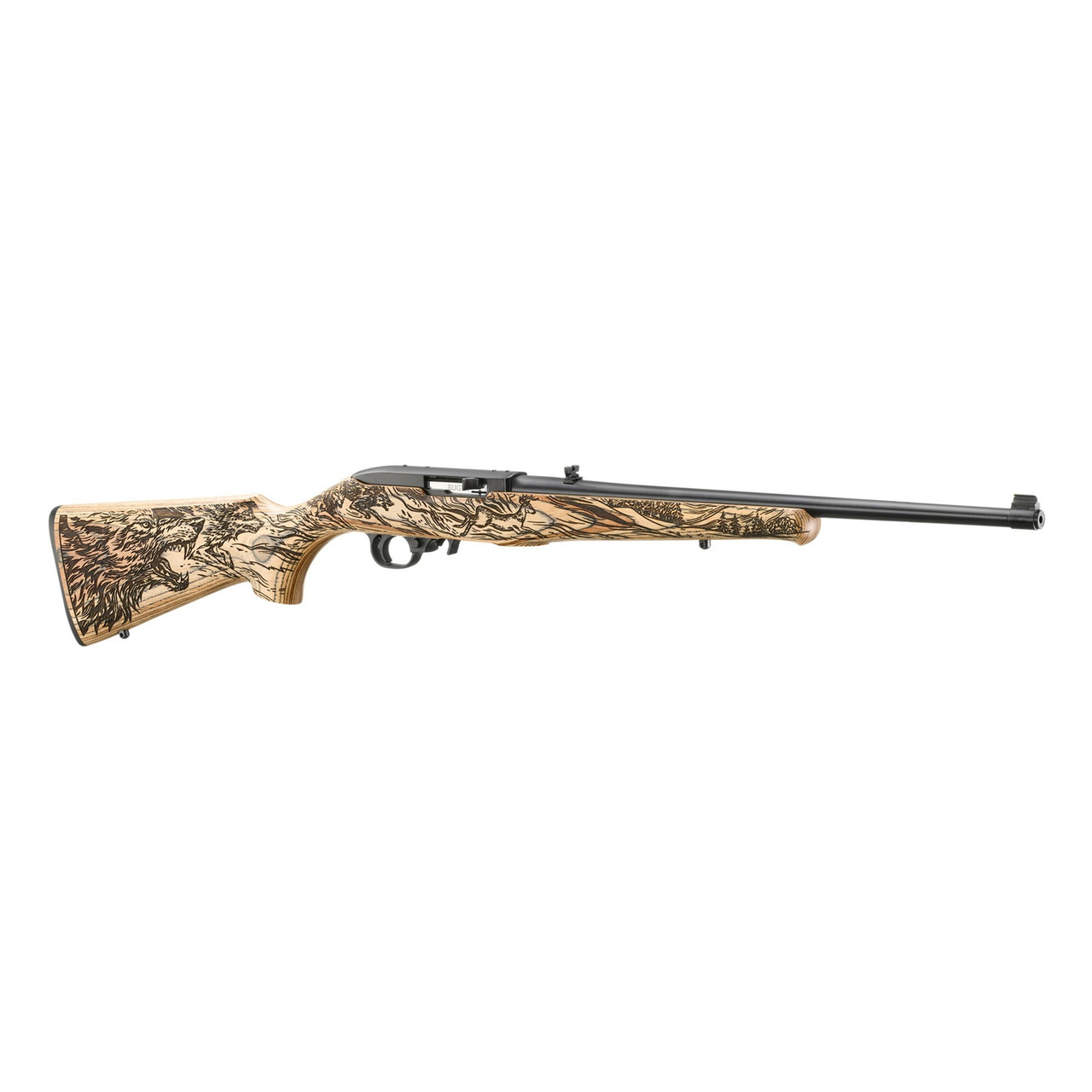 RUGER 10/22 22LR Wolf Engraved Semi-Auto Rifle 31218