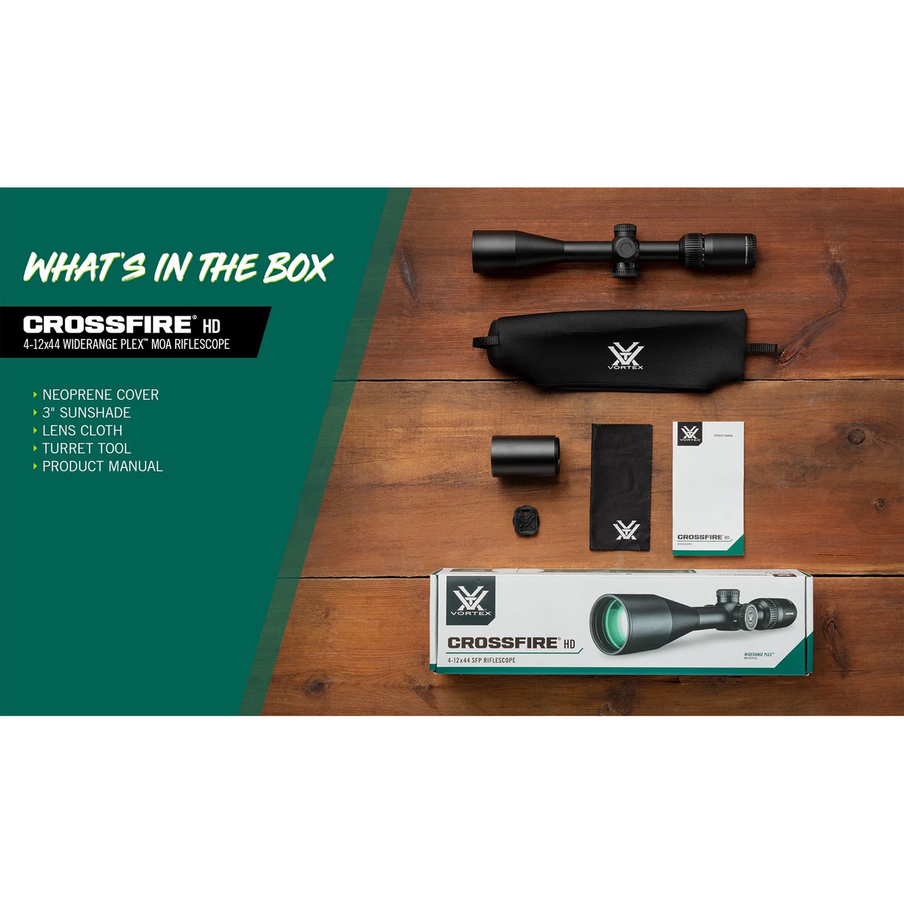 VORTEX Crossfire HD 4-12x44 WideRange CFR-41202