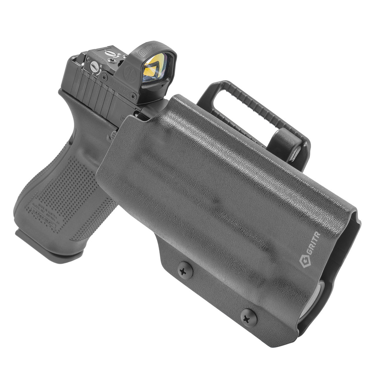 [実物] 新品g-code glock + TLR1用Kydexホルスター GRITR OWB Kydex Right Hand Holster Fits Glock 17 w Streamlight TLR 1