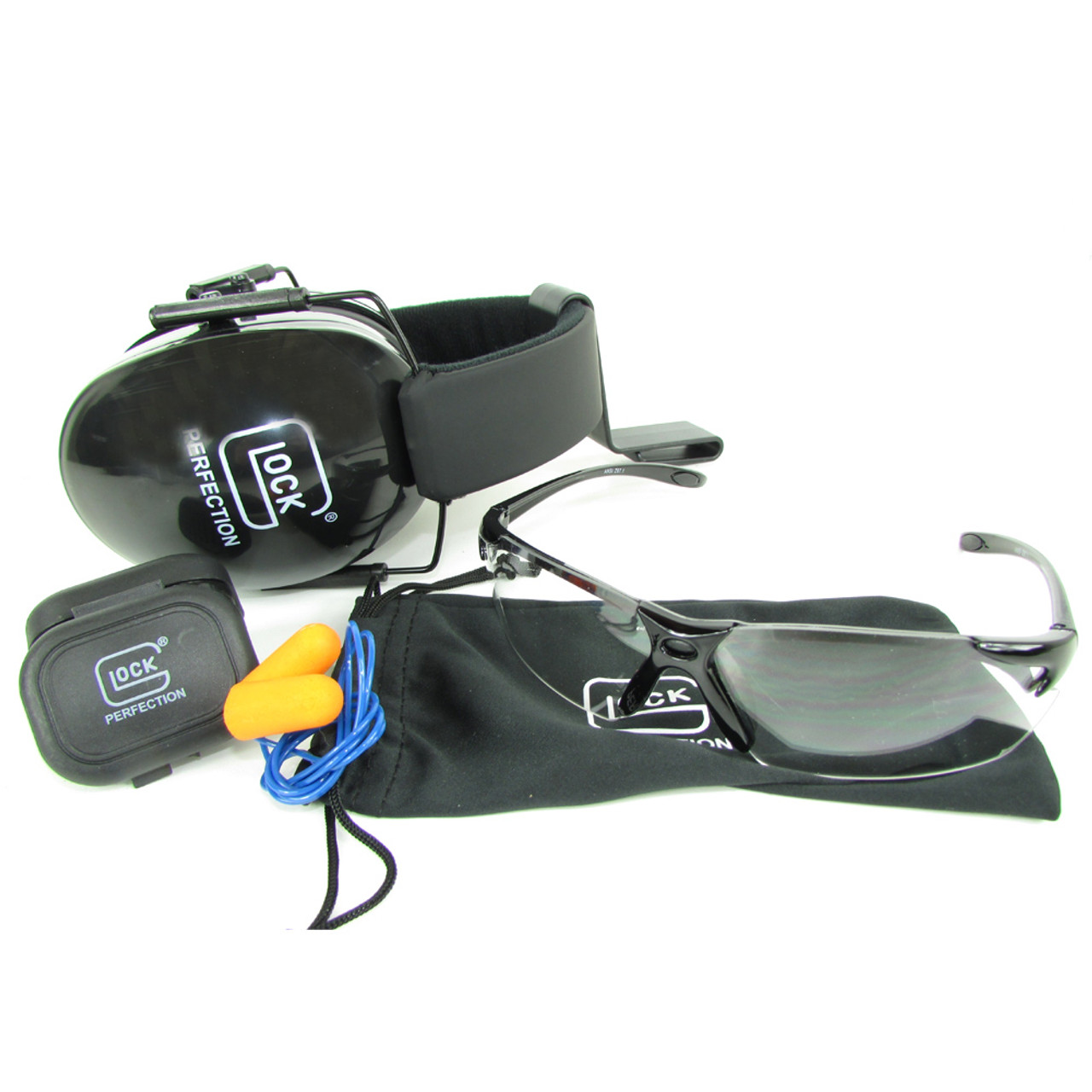 Glock Range Kit With Glasses Earplugs Earmuffs Ap60214