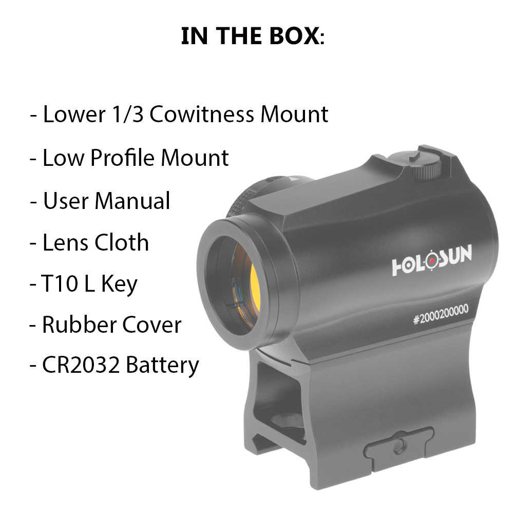 HOLOSUN HE503R Gold Circle Dot Tactical Sight HE503R-GD