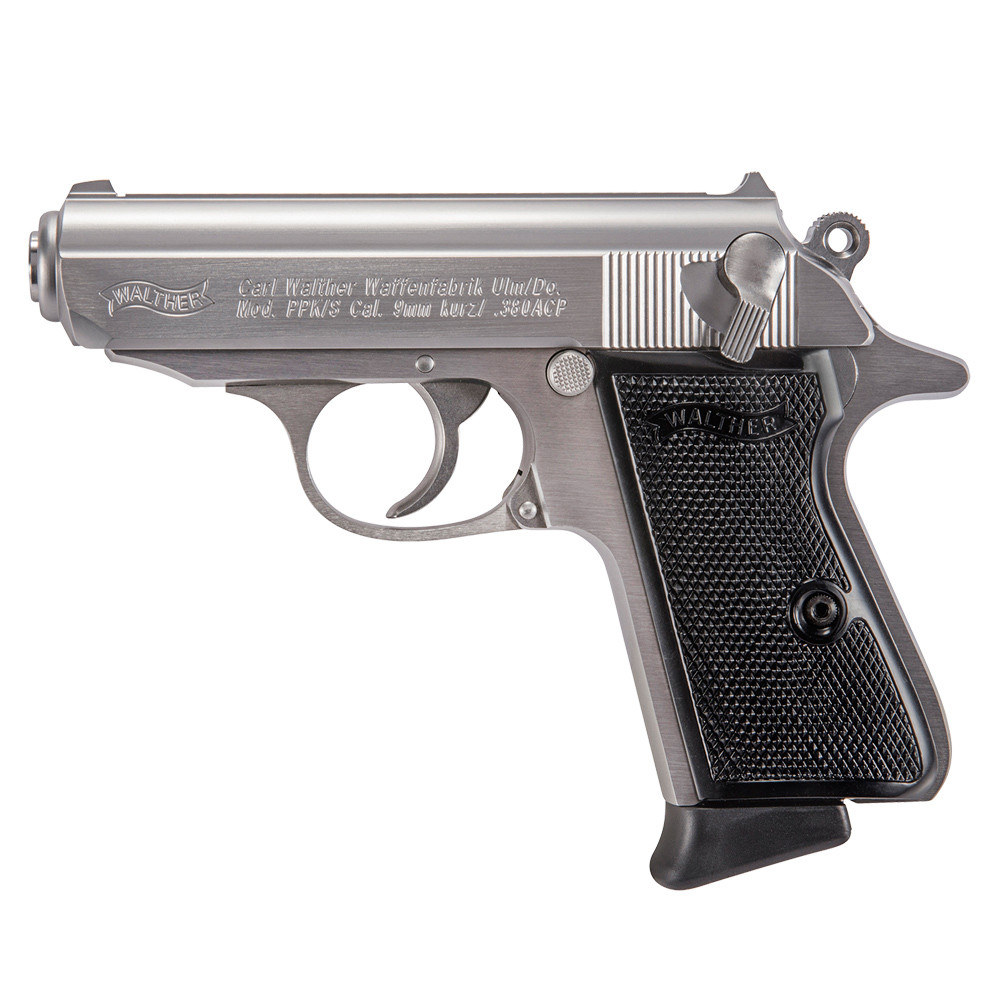 WALTHER PPKS 380 ACP 7rd Stainless Pistol 4796004