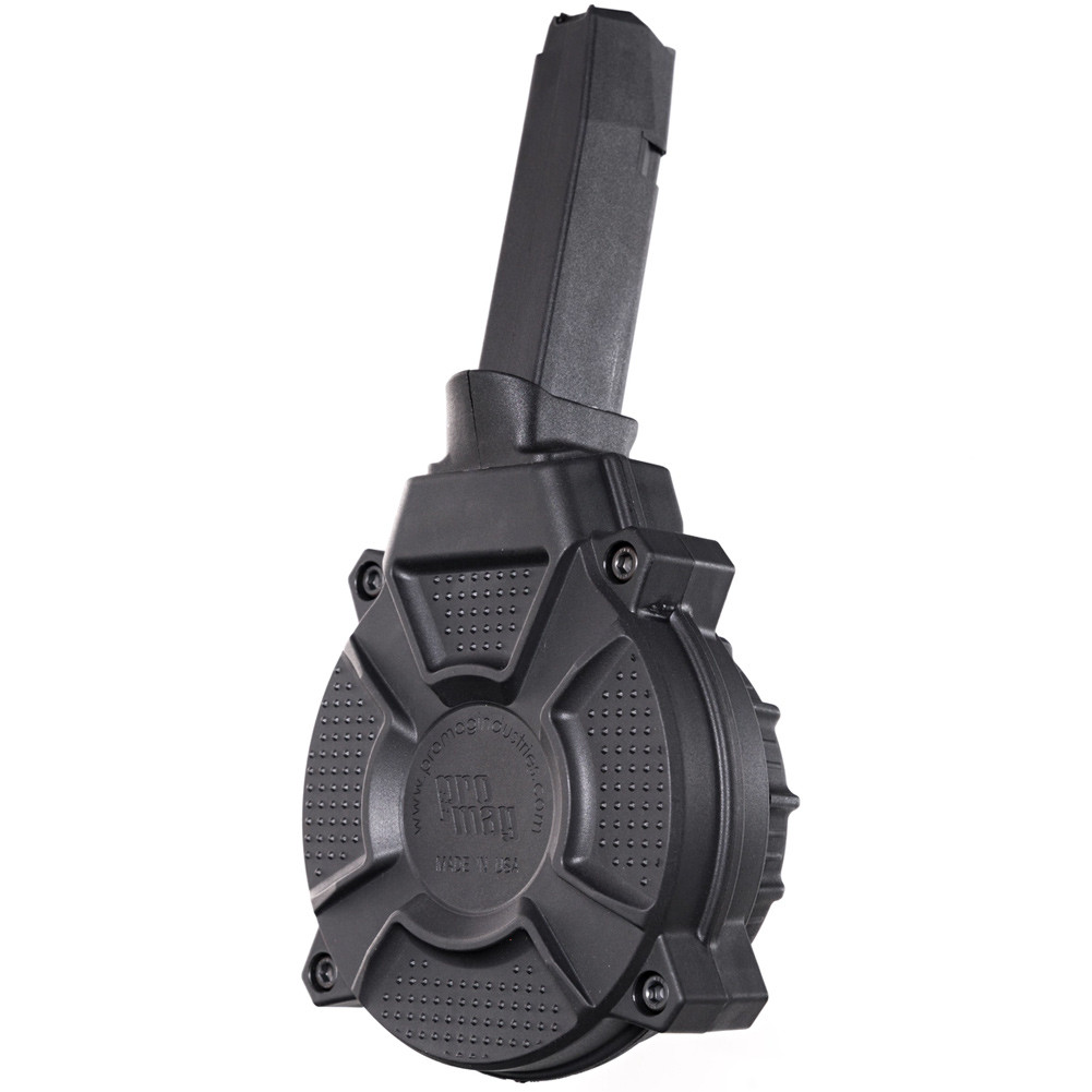 PROMAG 9mm 50rd Drum Magazine For Glock 48 43x DRM-A20