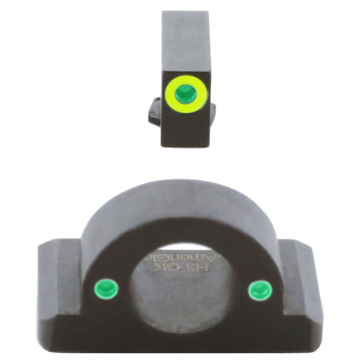 Ghost Ring Night Sights Set Low-Green/Red For Glock 17,19,20,22,26,34,45 Gen 1-5