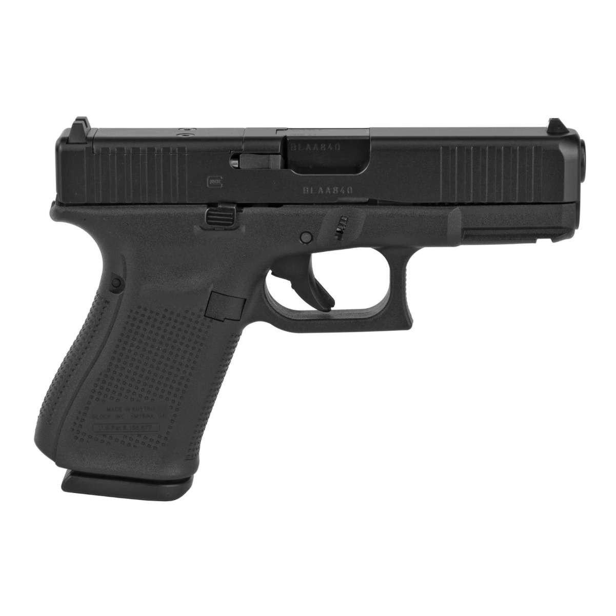 GLOCK G19 Gen5 MOS FX 9mm 15rd Pistol PA195S203MOS