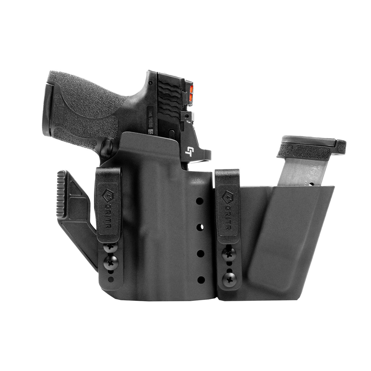 SMITH & WESSON M&P 9 Shield Plus Pistol, GRITR RH No Rail Holster