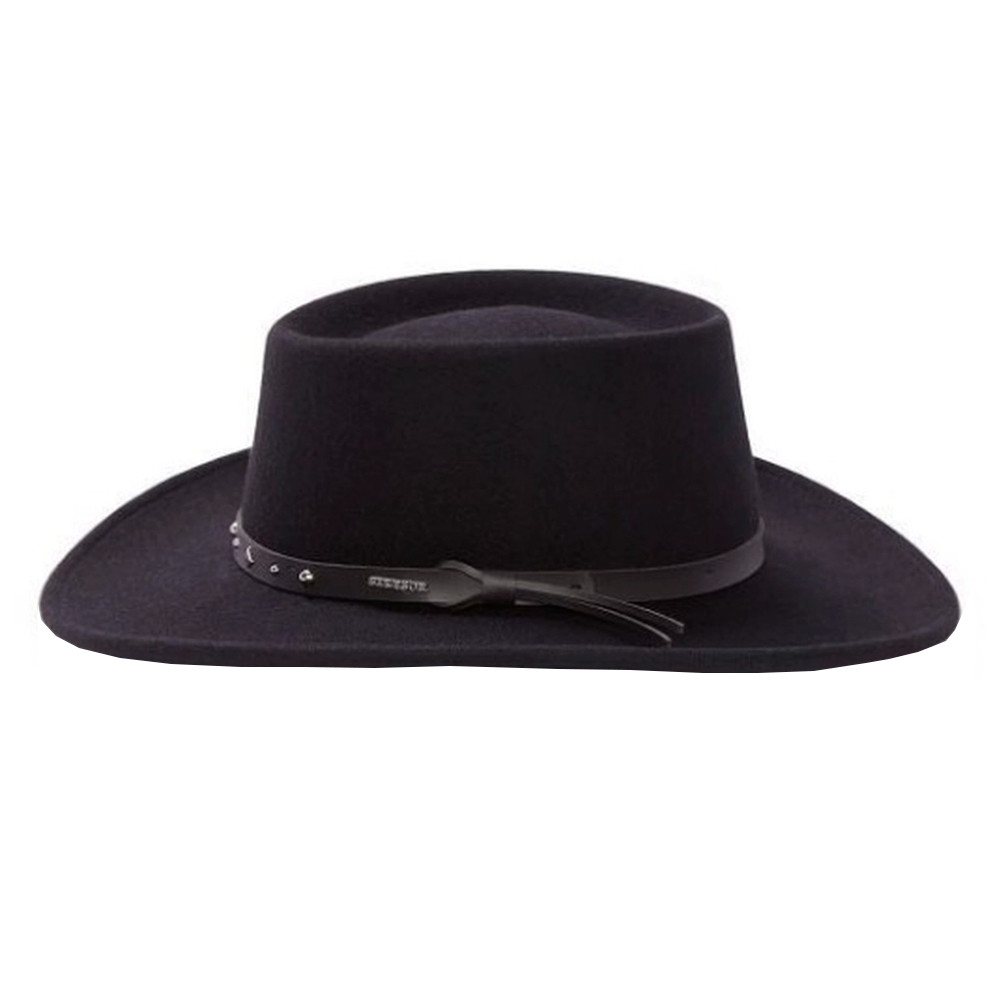 STETSON Black Hawk Black Western Hat SWBKHK-783207