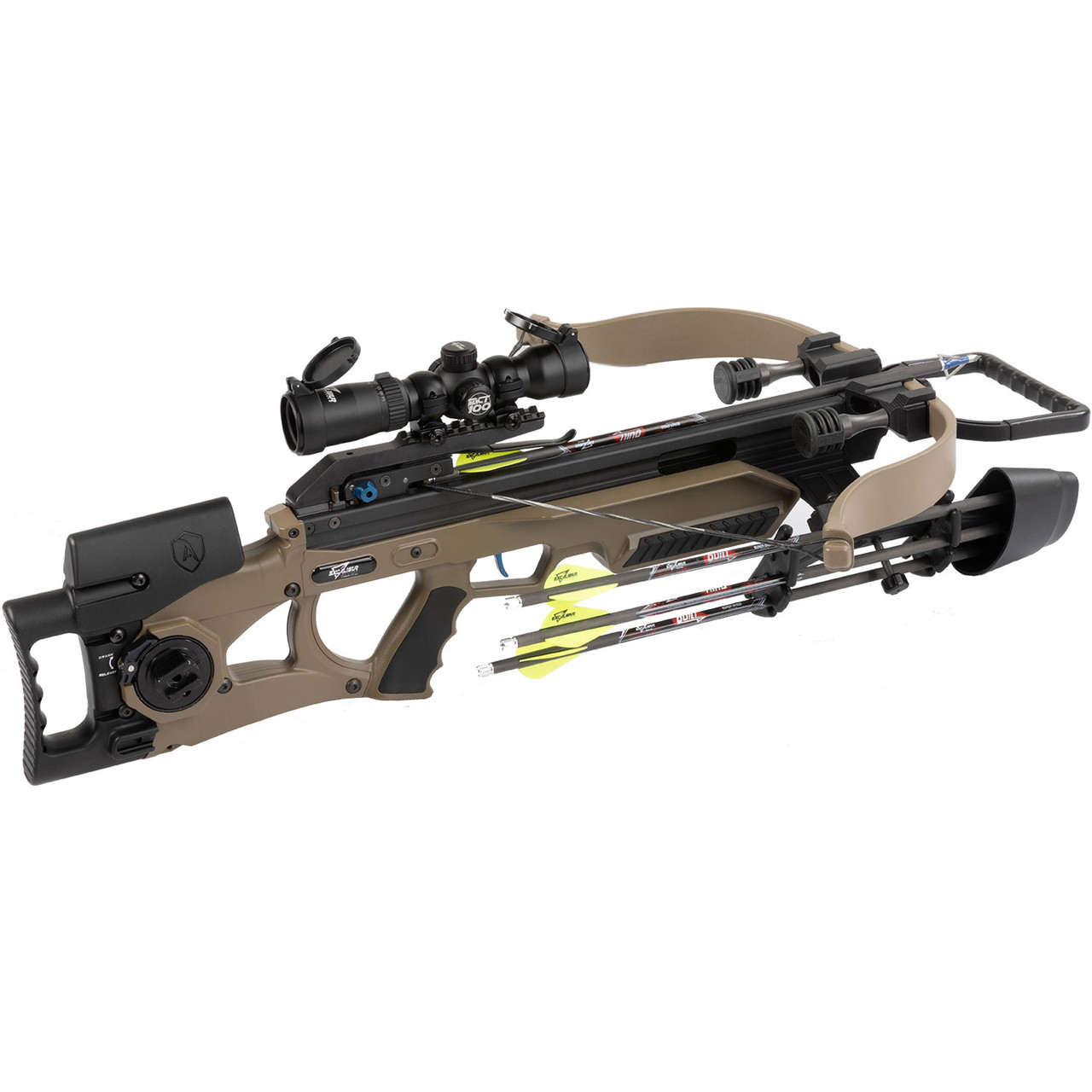 Excalibur Assassin Xtreme Crossbow - FDE with Tact 100 Scope E10818