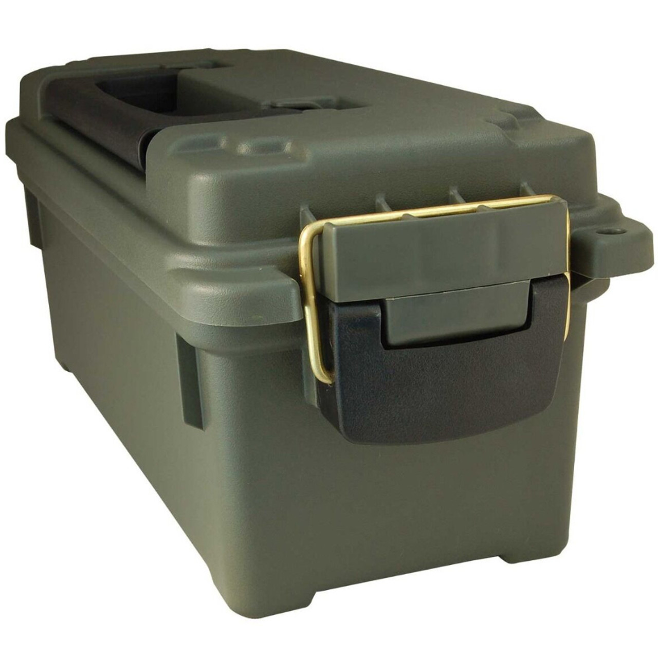 Plano Shot Shell Box, OD Green, Small Plastic Ammo Storage 