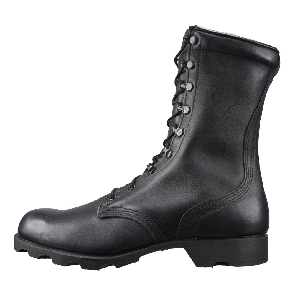 ALTAMA Mens Leather Combat 10in NBN Black Boot 515701