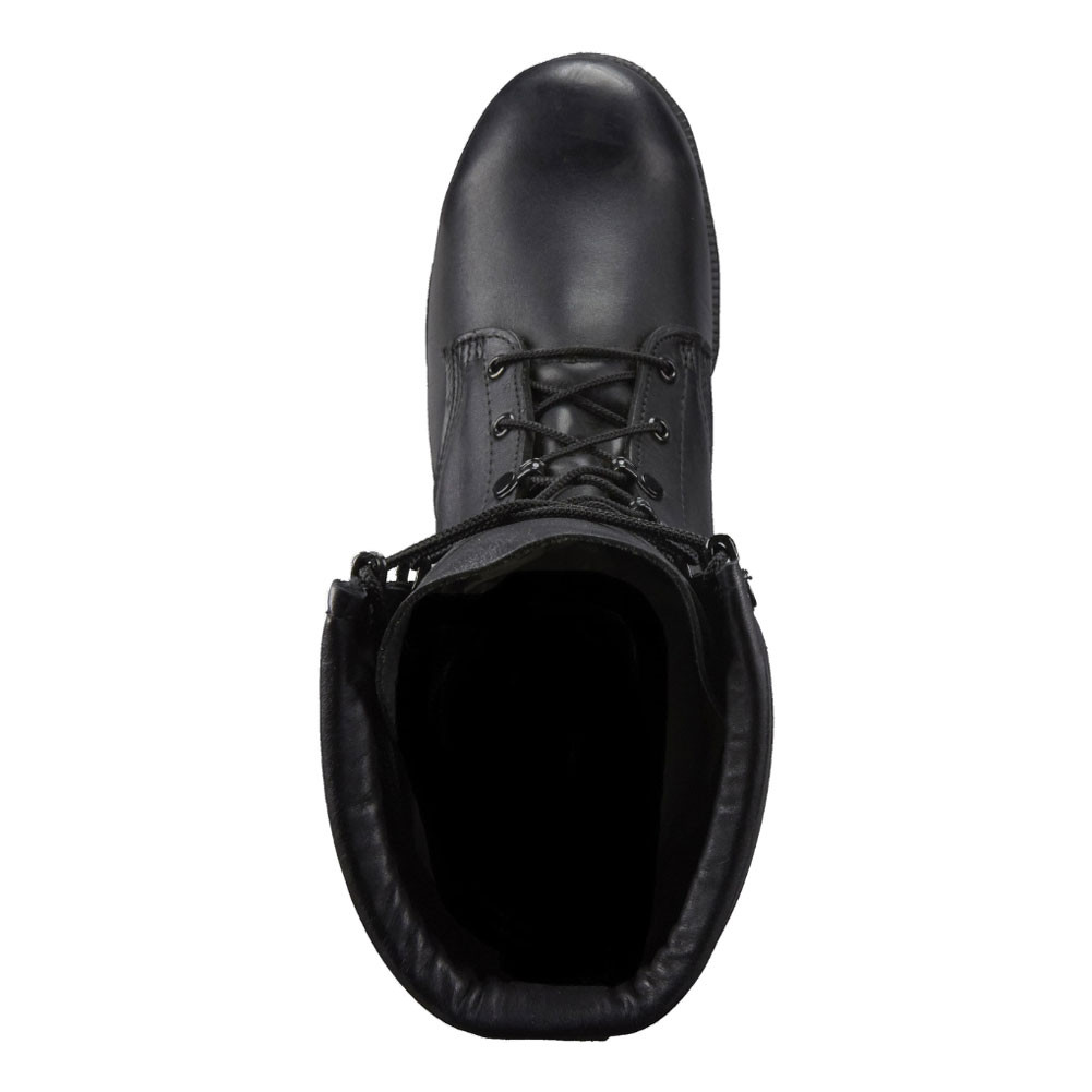 ALTAMA Mens Leather Combat 10in NBN Black Boot 515701