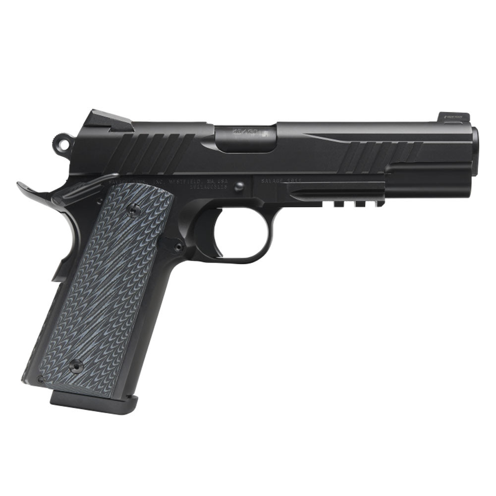 SAVAGE 1911 Gov't .45 Auto 5in 2x 8rd Mags Black Nitride Pistol