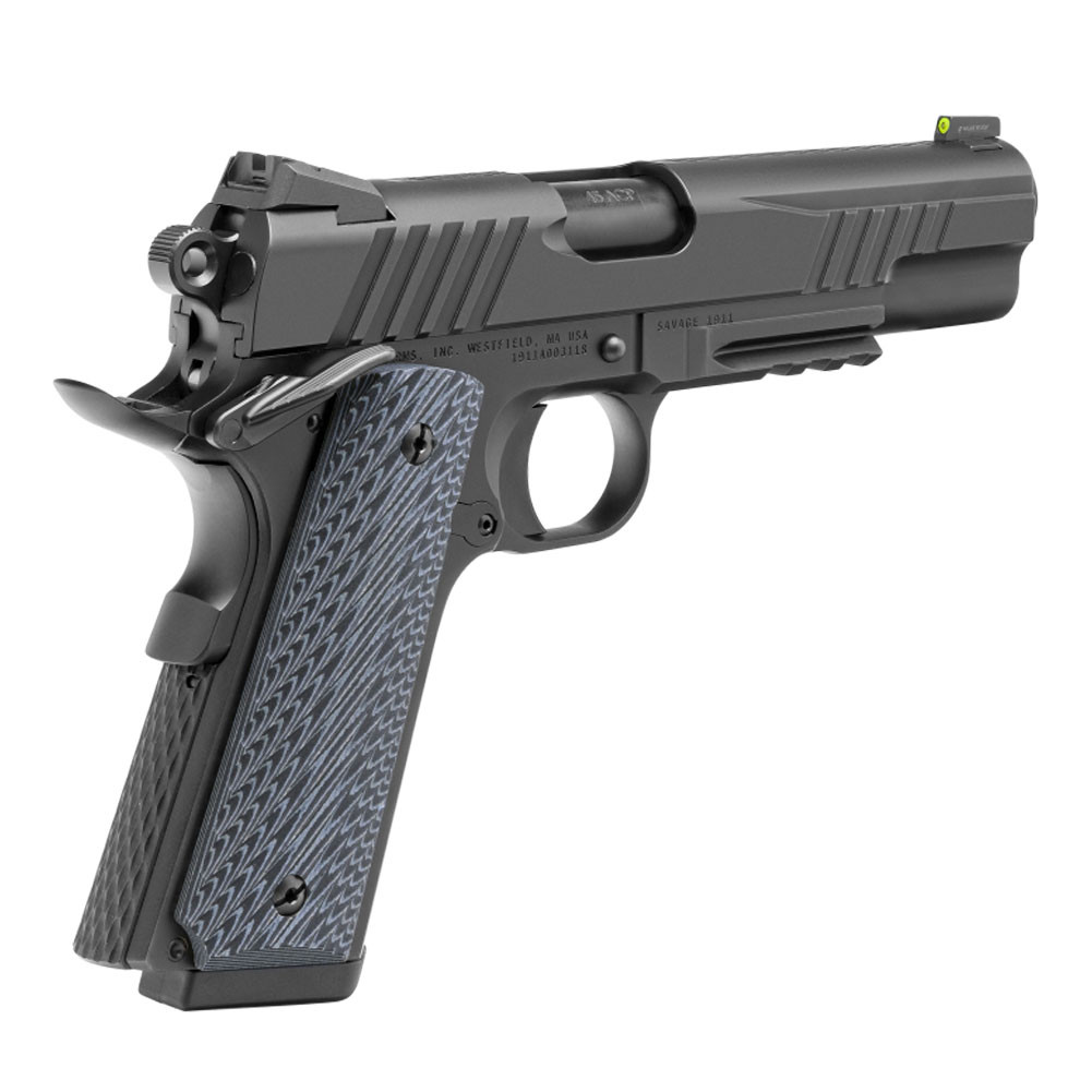 SAVAGE 1911 Gov't .45 Auto 5in 2x 8rd Mags Black Nitride Pistol