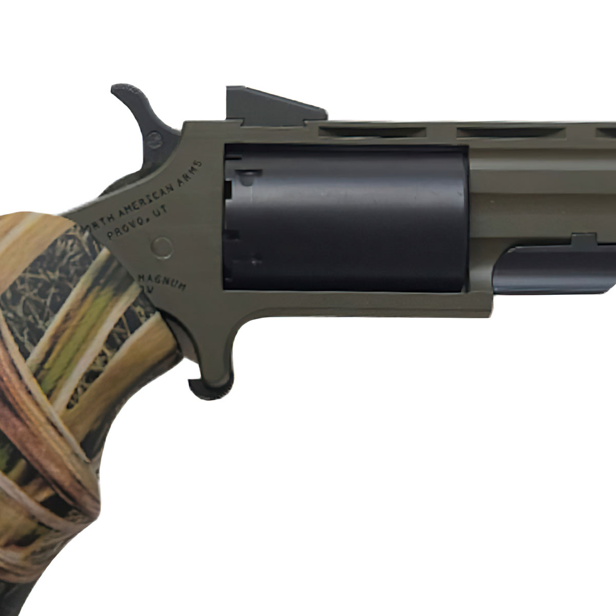 NORTH AMERICAN ARMS Green Huntsman Revolver NAA-TGH-M