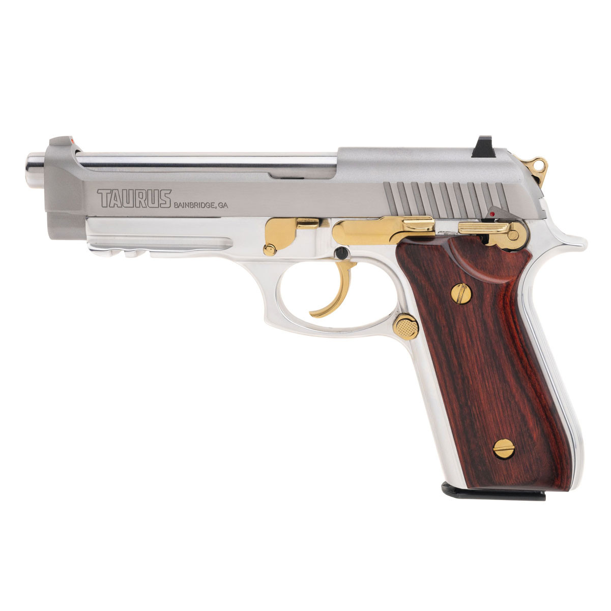TAURUS PT92 9mm 5in Stainless Pistol 1-920159GLD-HW1