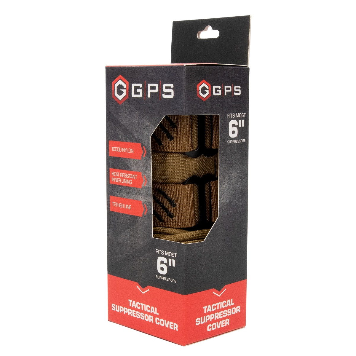 MAGNEGEN パイププロテクター GOUTDOORS Tactical Tan 6in Suppressor Cover GPS-T800-6T