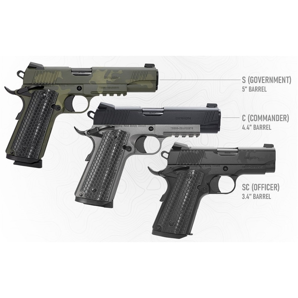 EAA Girsan Untouchable MC1911c Commander Pistol 392077