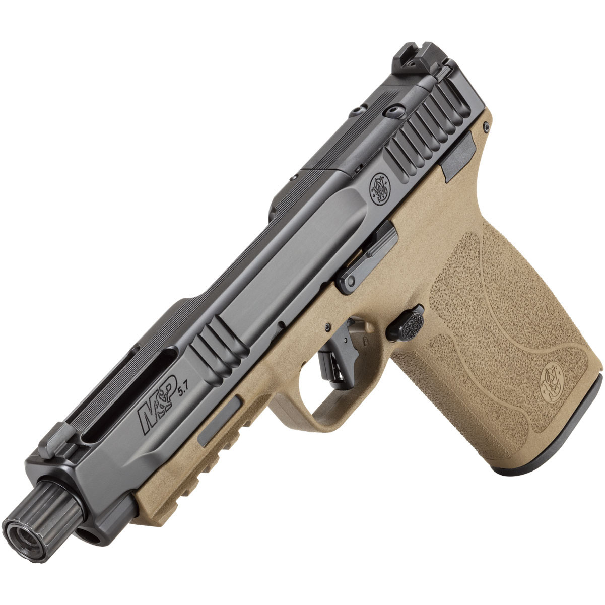 SMITH WESSON MP57 57x28mm 5in 22rd FDE Blk Pistol 14078