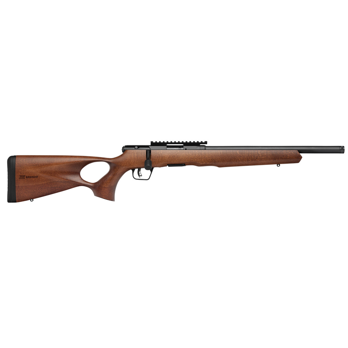 SAVAGE B17 Timber Thumbhole 17HMR 17in 10rd RH Bolt-Action Rifle 70817