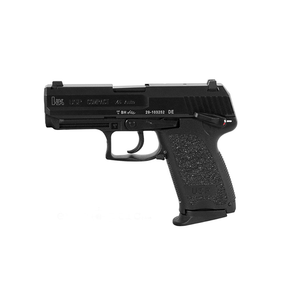 HK USP45 Compact V1 45 ACP 378in 8rd Pistol 704531LE-A5