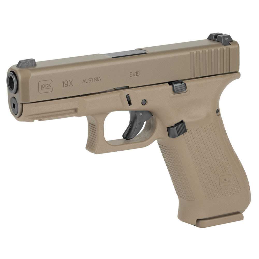 GLOCK 19X 9mm 4in 19rd Tan Semi-AutoPistol PX1950703
