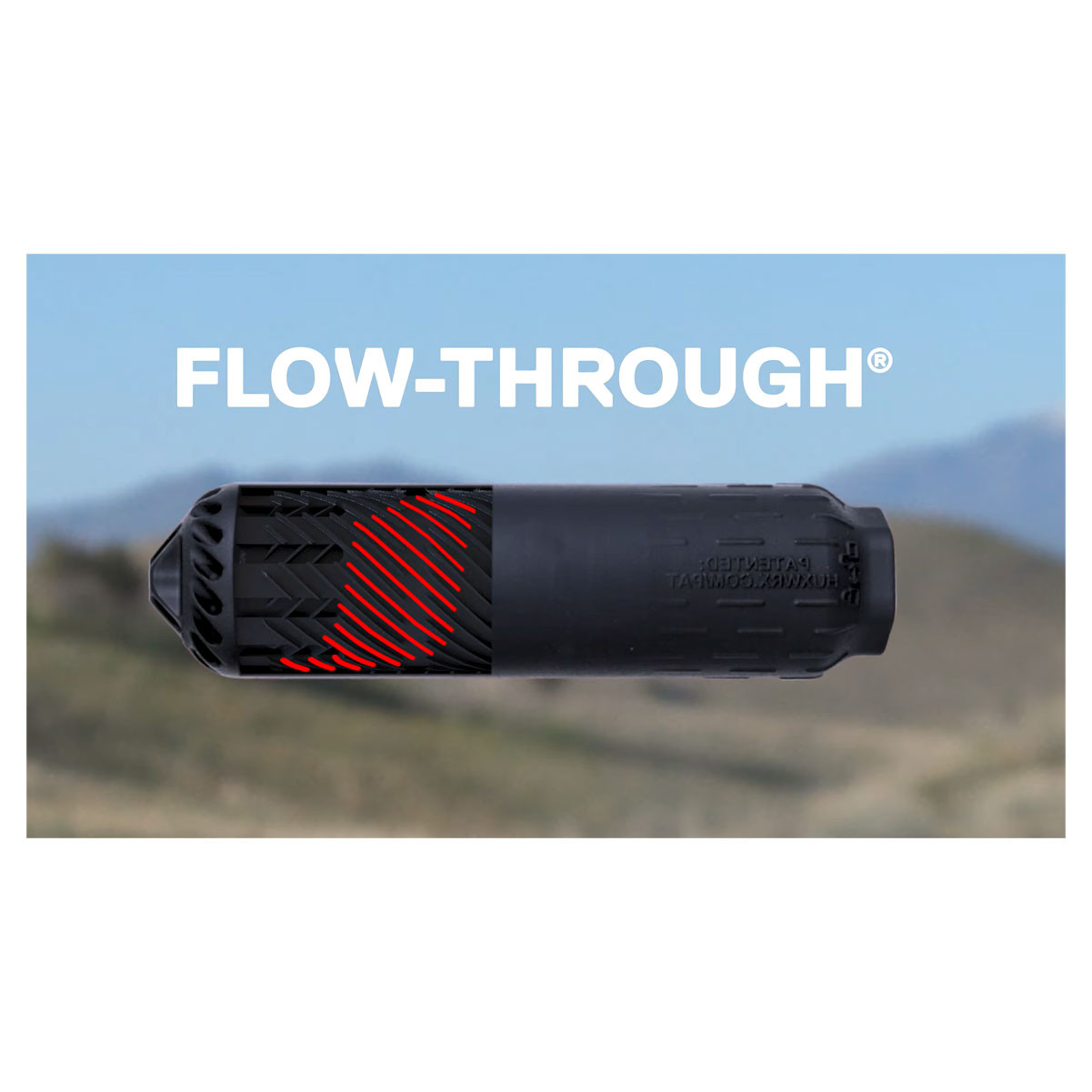 HUXWRX Safety Company Flow 556 Ti 5_56 6_8in Suppressor 3292