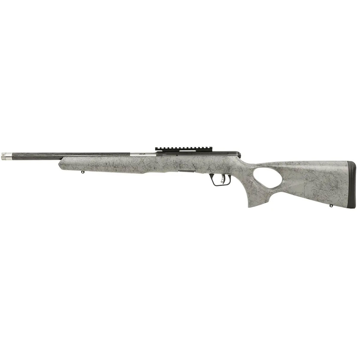 SAVAGE B17 Timber Thumbhole 17 HMR 18in Rifle 70818