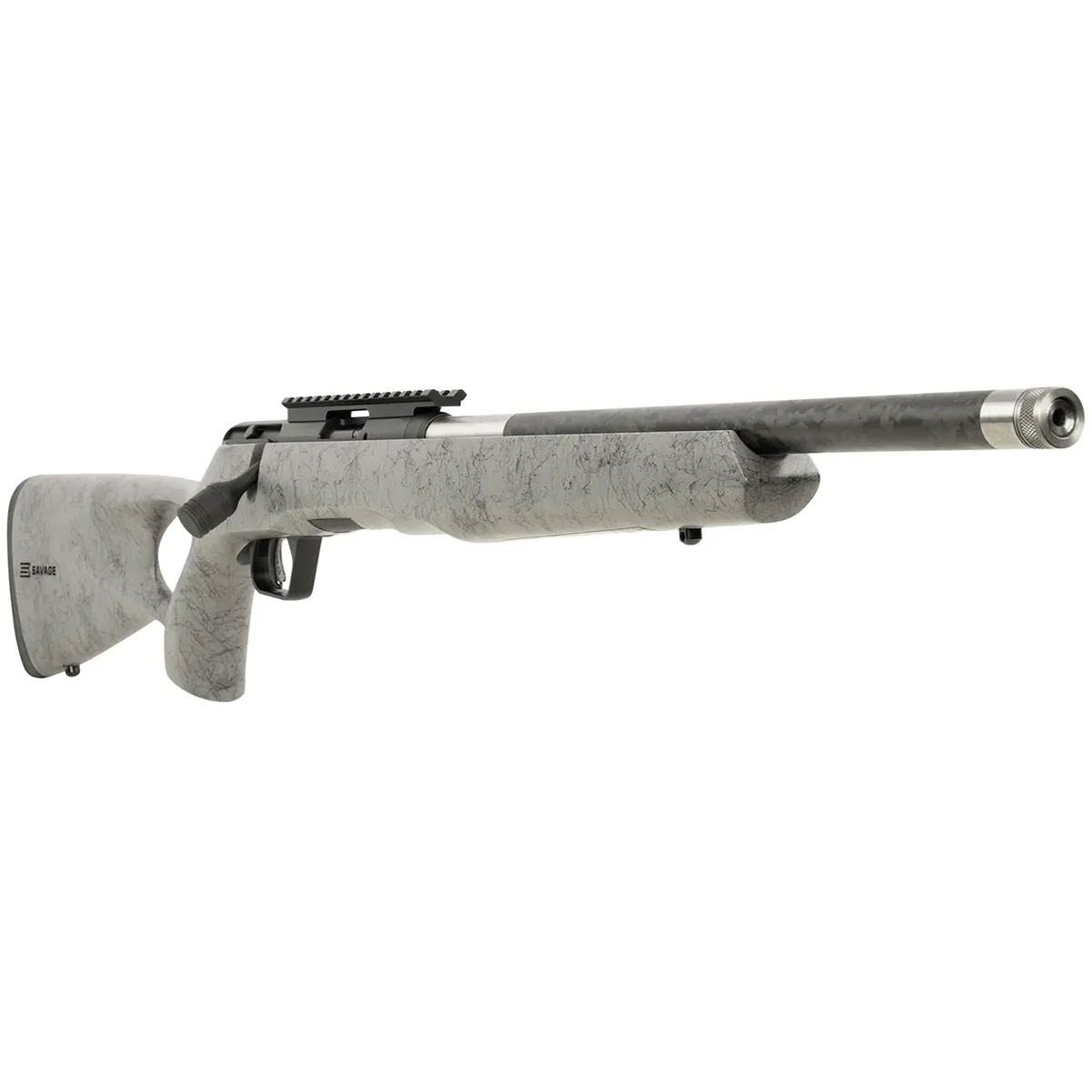 SAVAGE B17 Timber Thumbhole 17 HMR 18in Rifle 70818
