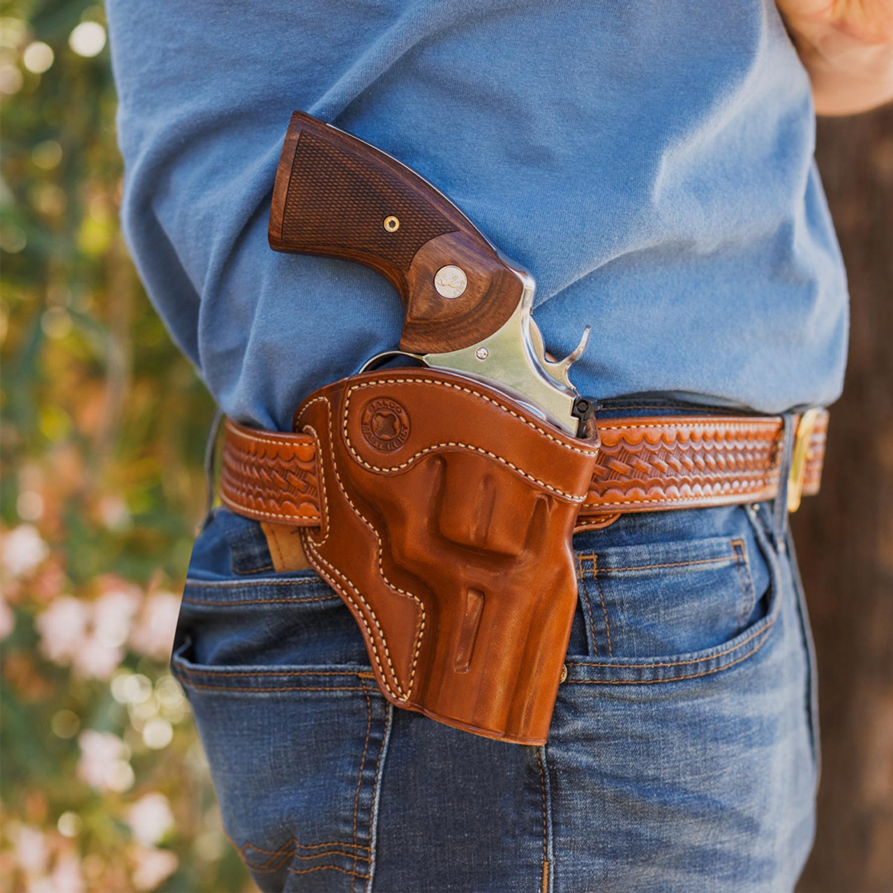 GALCO Revenger Tan Belt Holster For S&W K Frame REV112