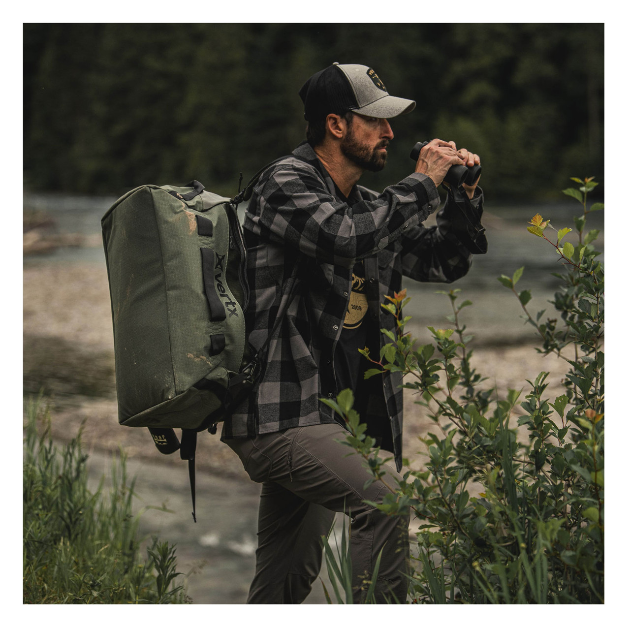 VERTX RLT 80L OD Green Duffel Bag F1-VTX5097-OD