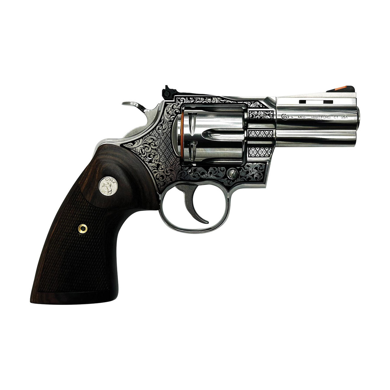 Colt Python Filigree Frame 357 Mag 6rd 3in Revolver