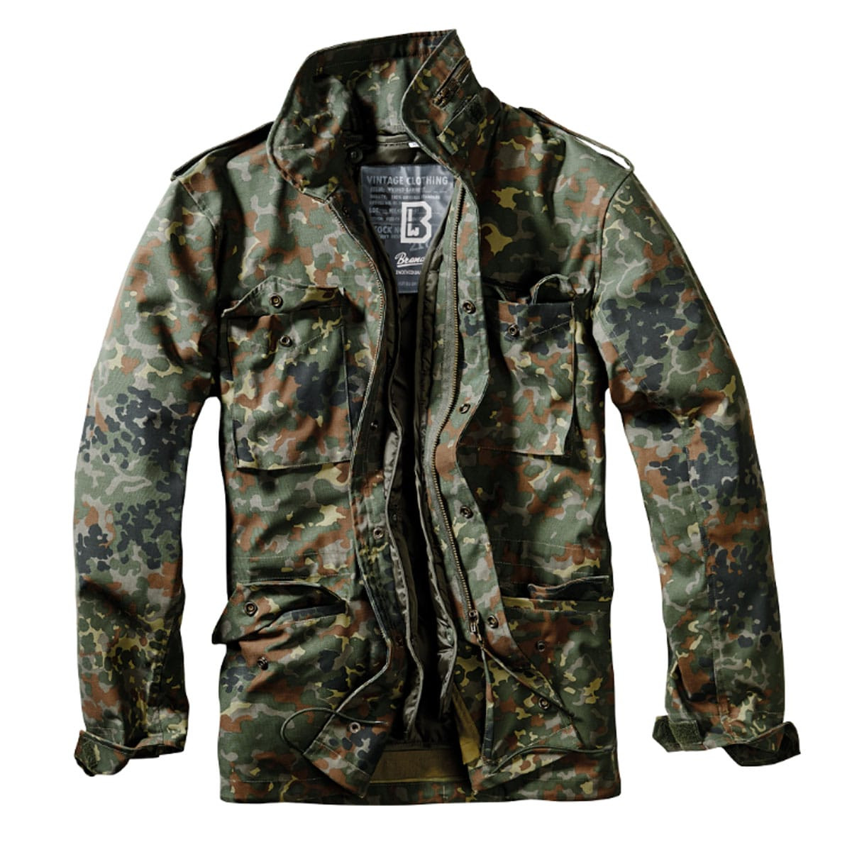 BRANDIT INDIVIDUAL WEAR Mens M65 Classic Field Flecktarn Jacket