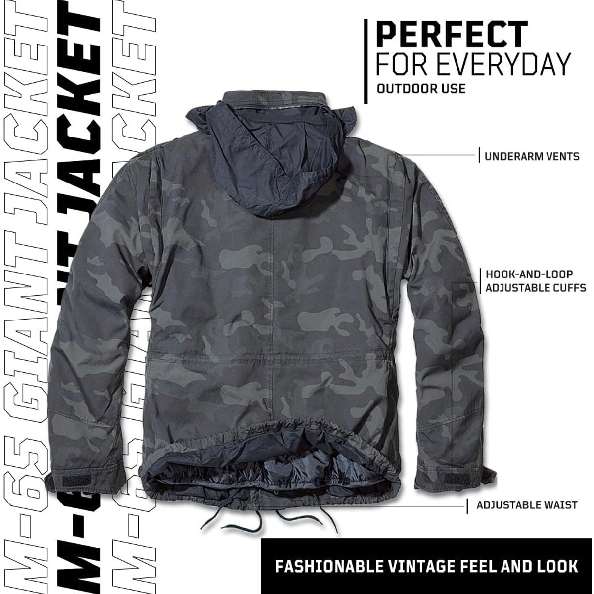 BRANDIT M65 Giant Camo Premium Field Jacket 3101-12004