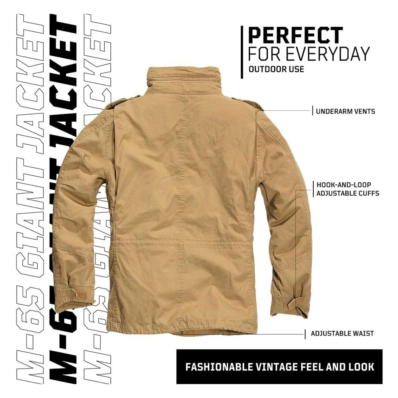 BRANDIT M65 Giant Camel Premium Field Jacket 3101-20070