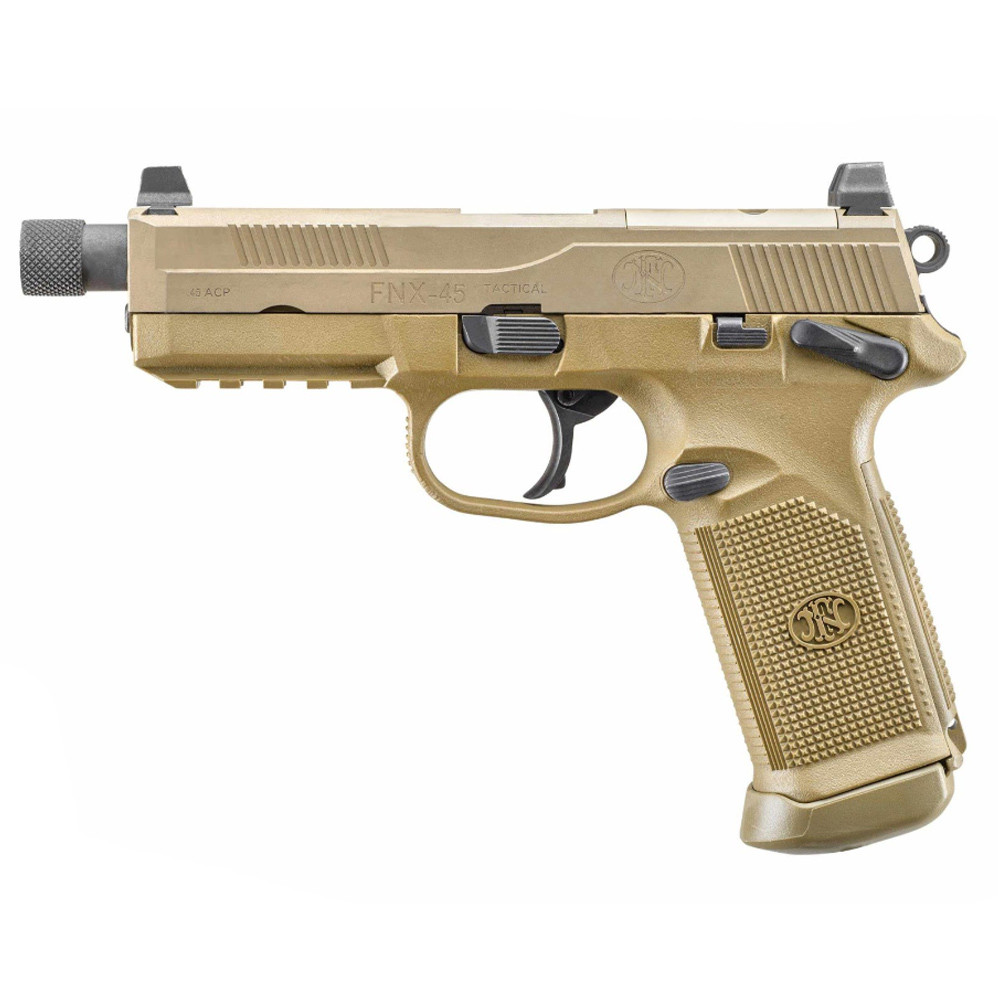 FN FNX-45 Tactical 2x 10Rd Night Sight FDE Pistol 66982