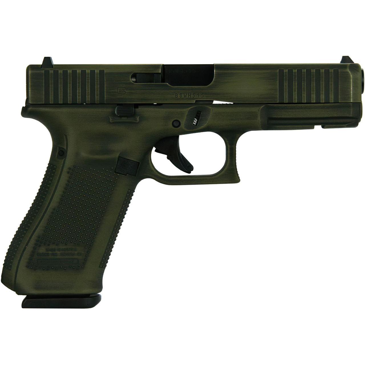 GLOCK 17 Gen 5 9mm 3x17rd Green Pistol PA175S203 MODBGD