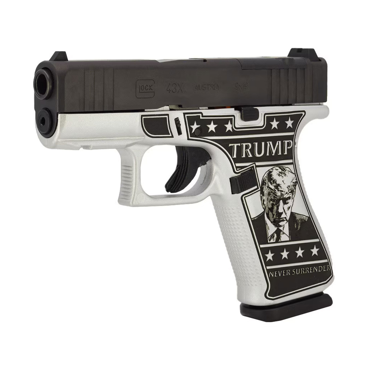 GLOCK 43x MOS Trump 2024 Pistol PX4350201FRMOSMODMS
