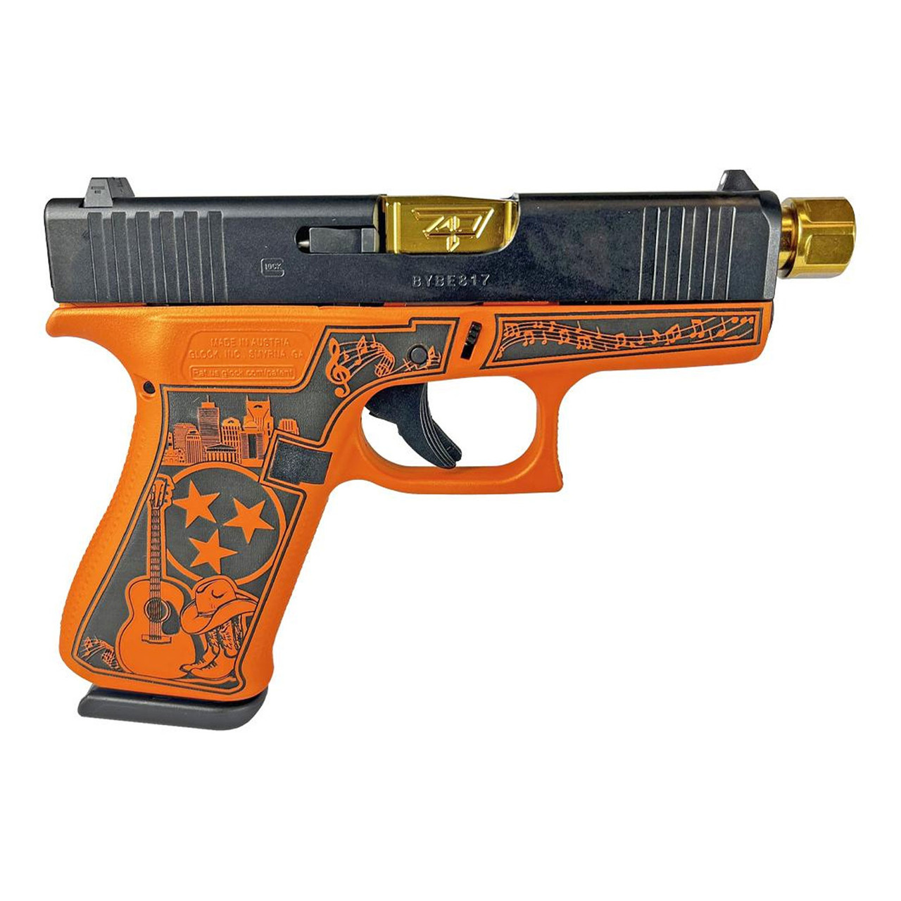 GLOCK 43X Tennessee Orange Pistol PX4350201MODTNOGB