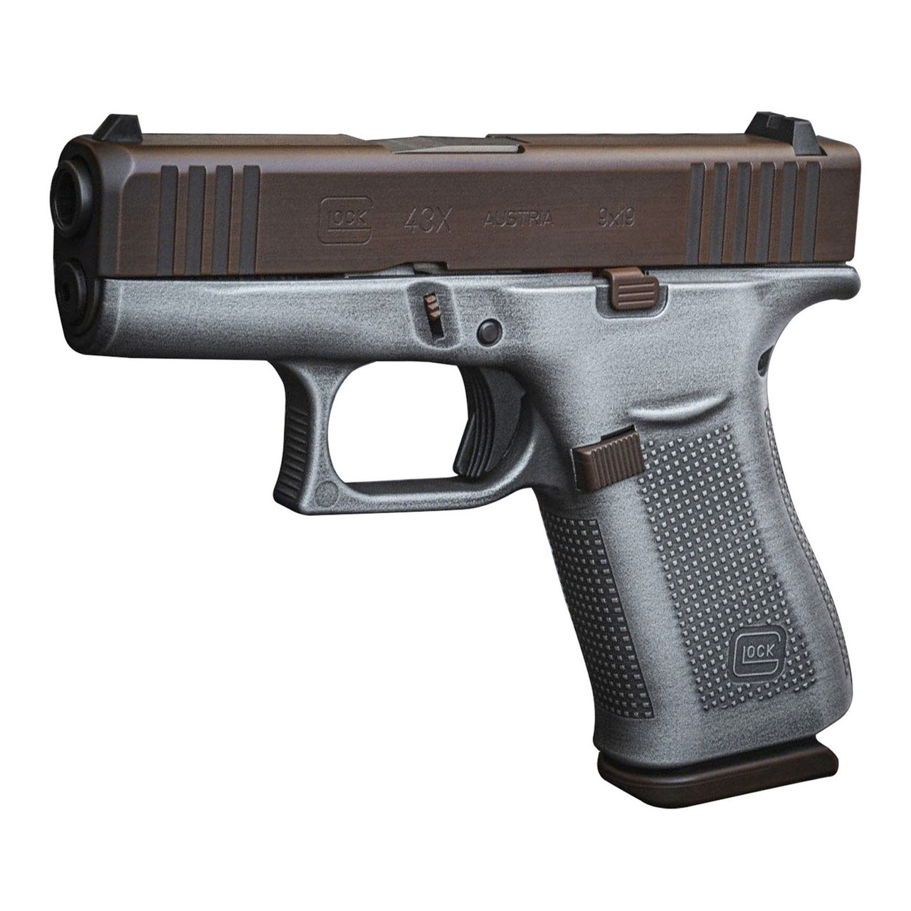 GLOCK 43X Pillager Battleworn Pistol PX4350201PLGR