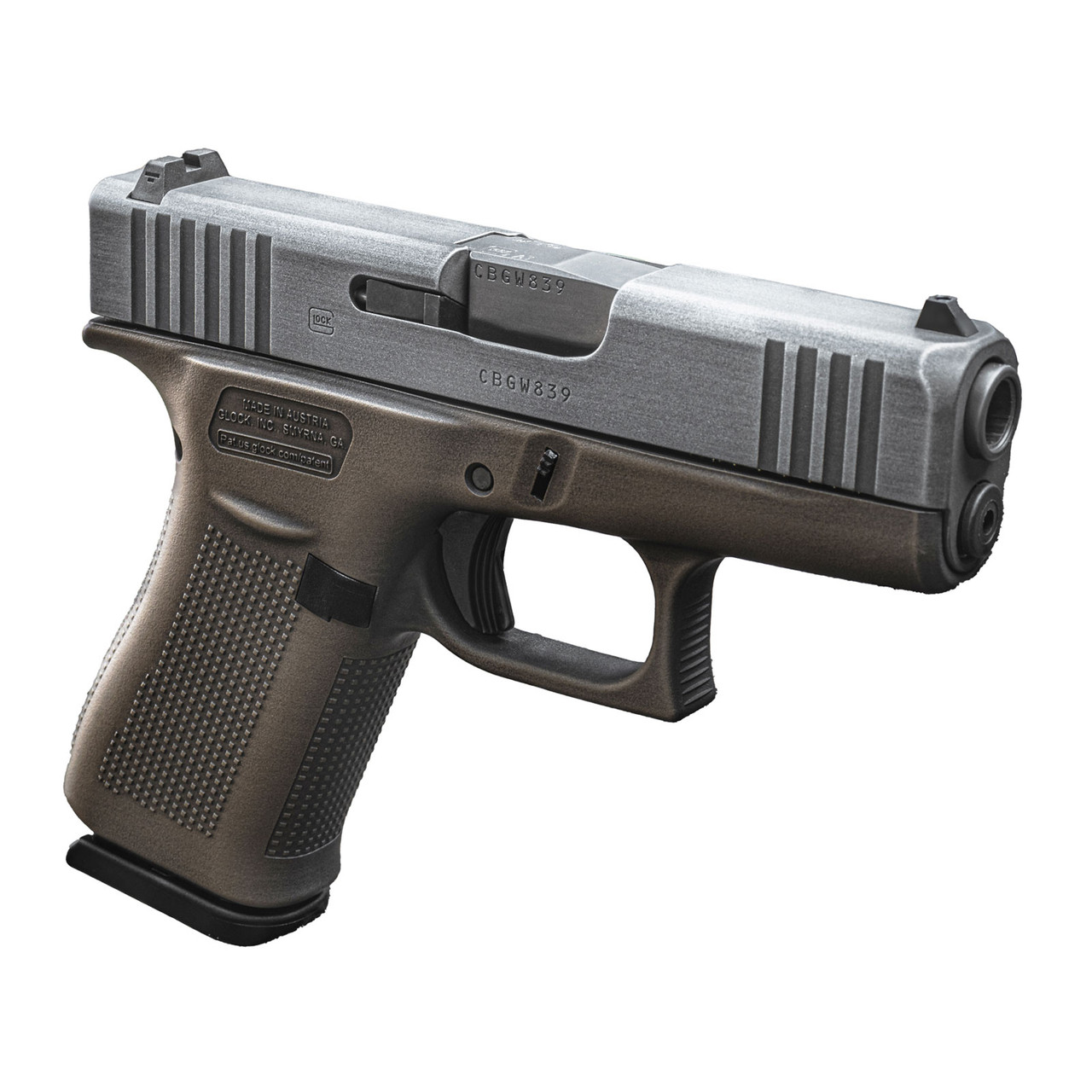 GLOCK 43X Plunderer Battleworn Pistol PX4350201SBBW