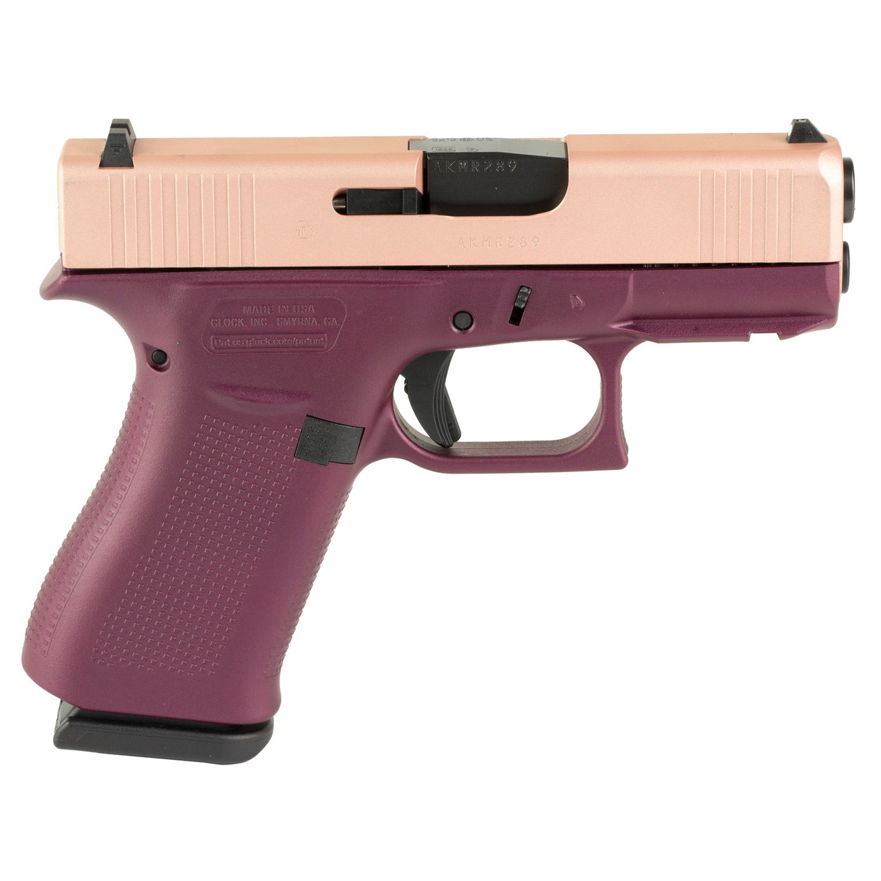 GLOCK 43X 9mm Cherry/Rose Pistol UX4350204FRN-BCFRRGS