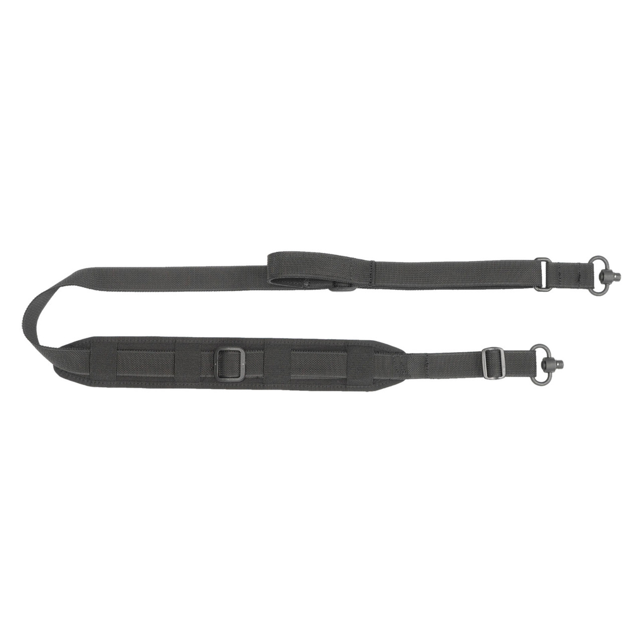 Grovtec QS 2-Point Sentinel Sling With Push Button Swivels - Black Nylon Padded Rifle Sling