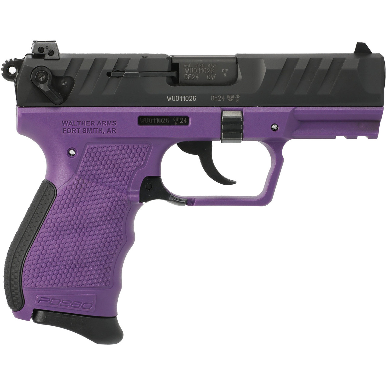 WALTHER PD380 380 ACP 9rd Purple DA SA Pistol 5050511