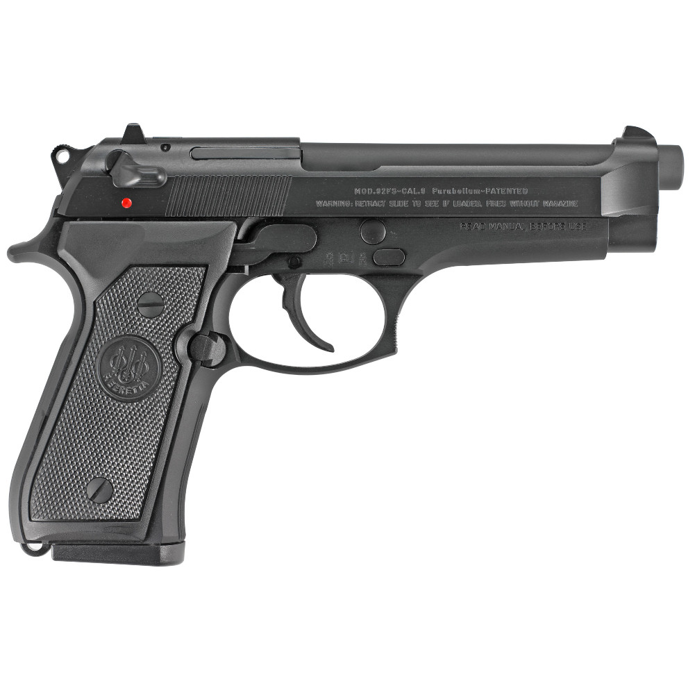 BERETTA 92FS CA Compliant 9mm 4 9in 2x10rd 3-DOT Dbl/Sngl Pistol