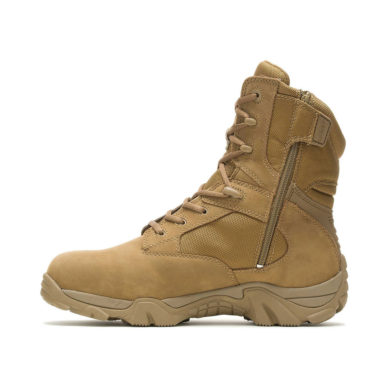 BATES GX-8 Composite Toe Coyote Side Zip Boots E04272