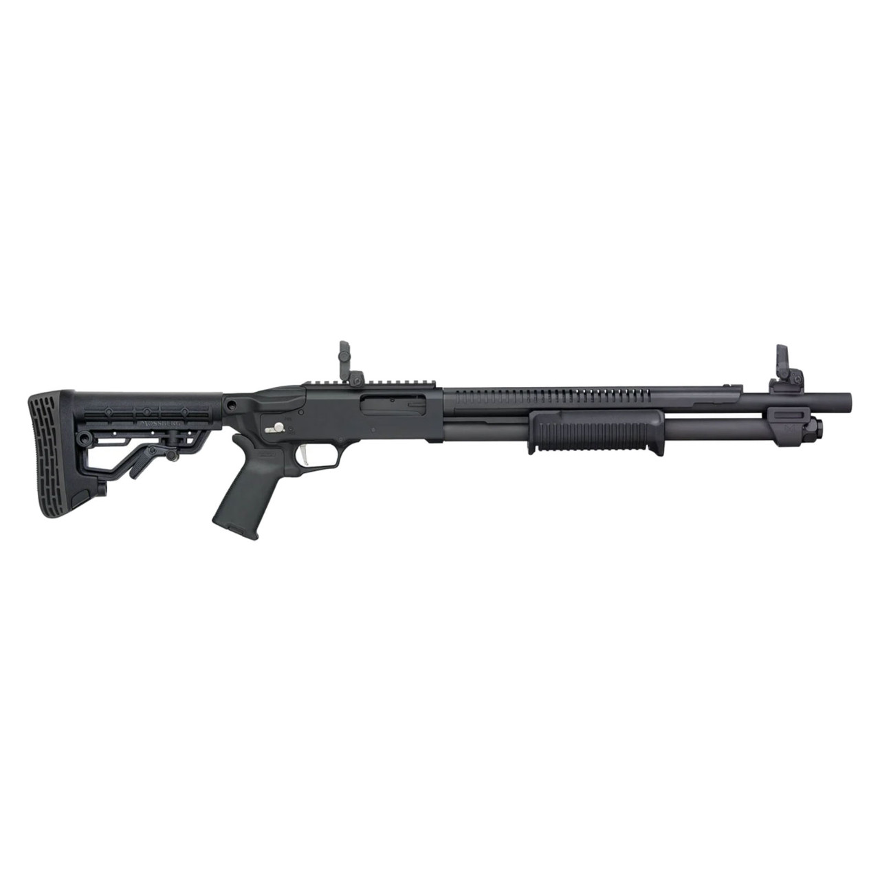 RT 190962専用 MOSSBERG 590R 12 Gauge 18_5in w/ Magpul Mbus 3 Sights Shotgun 50762