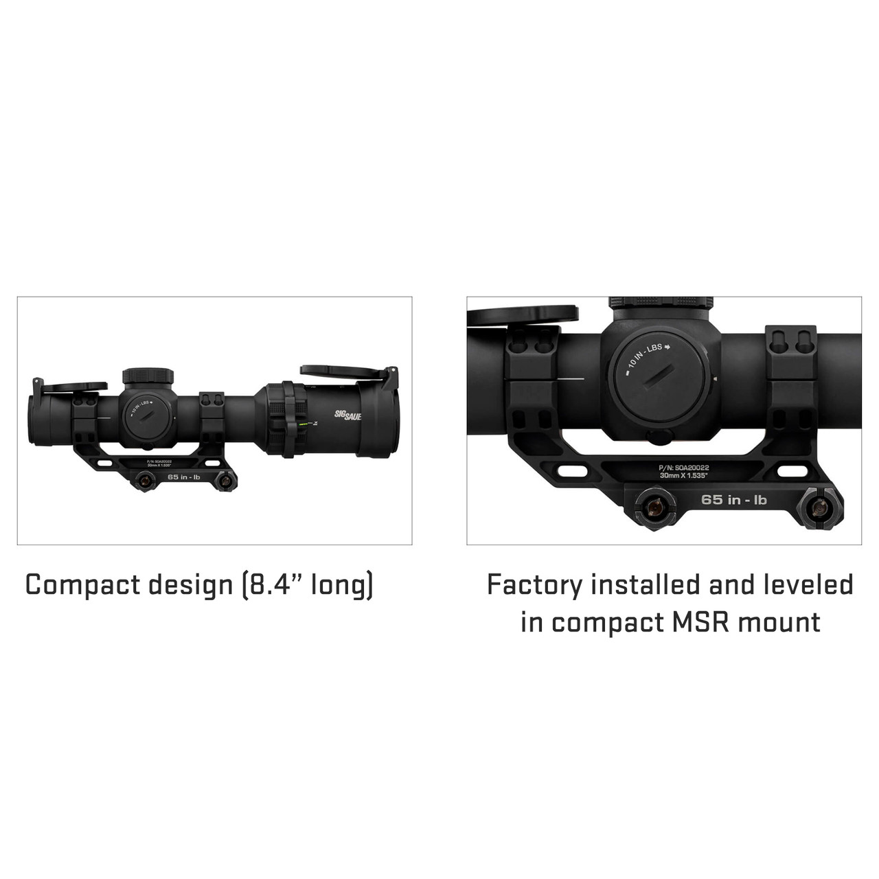 SIG SAUER Tango-MSR 1-6x24 Riflescope SOTMC61000