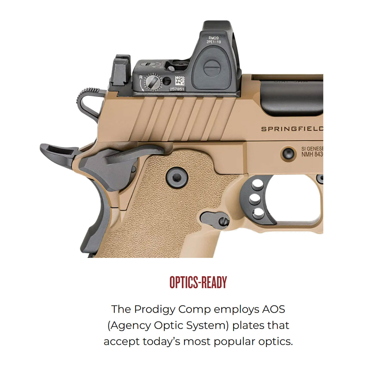 SPRINGFIELD ARMORY 1911 DS Prodigy Comp AOS Pistol PH9119AOSCBLC-COMP